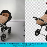 Creating a professional clipping path in Adobe Photoshop for precise image editing.